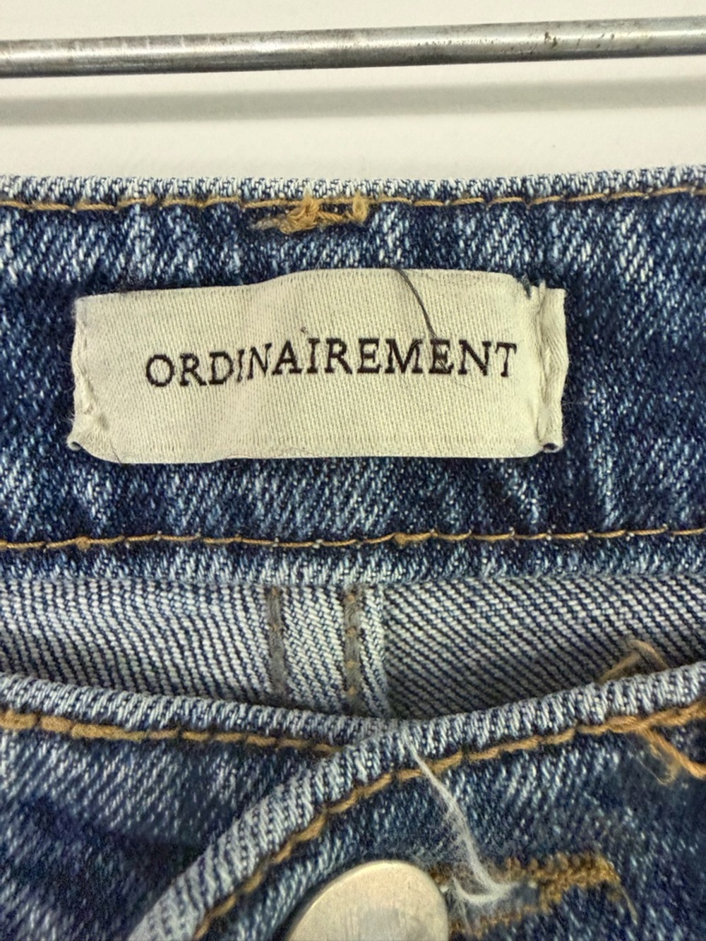 Omen by Ordinairement bootcut slight flare medium wash denim jeans Women’s Small - Picture 2 of 11